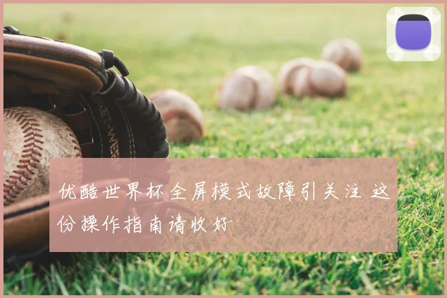 优酷世界杯全屏模式故障引关注 这份操作指南请收好