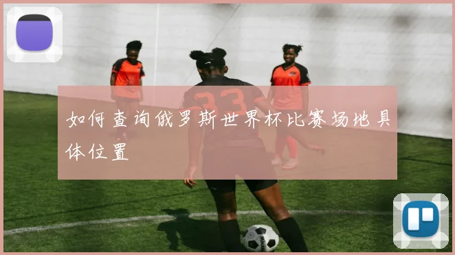如何查询俄罗斯世界杯比赛场地具体位置