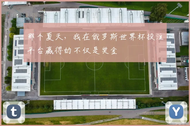 那个夏天，我在俄罗斯世界杯投注平台赢得的不仅是奖金